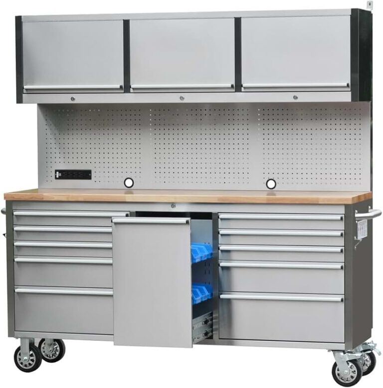 Ultimate 72-Inch Rolling Tool Chest Review: Is This Stainless Steel Cabinet Your Garage’s Next Upgrade?