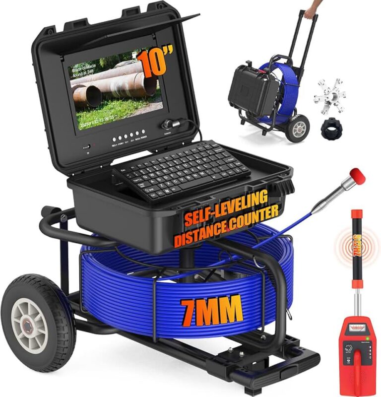 Ultimate Review: IP68 Waterproof Self-Leveling Sewer Camera with Locator (246FT) for Professional Plumbers