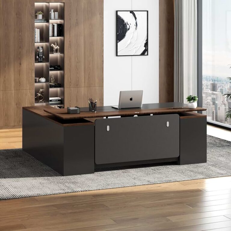 Ultimate Review: The 78″ Executive L-Shaped Standing Desk – Elevate Your Home Office!