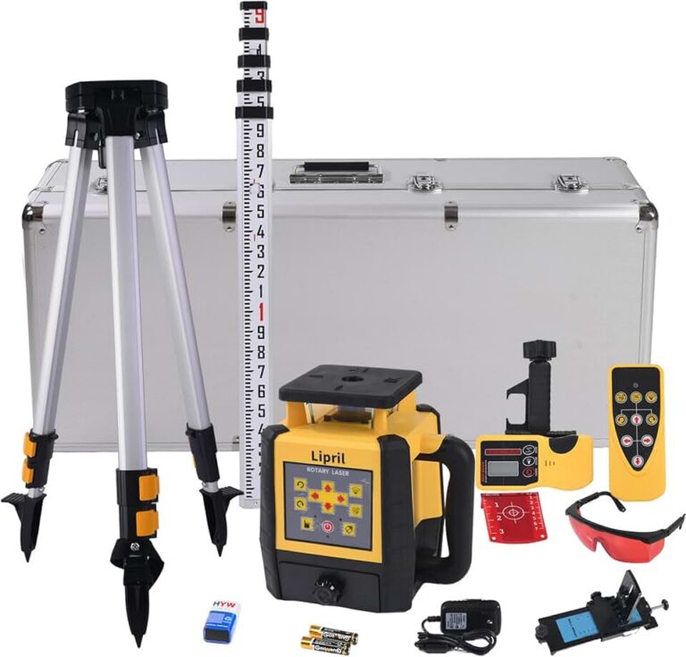 Unlocking Precision: My Honest Review of the Red Bean Rotary Laser Level Kit for Construction