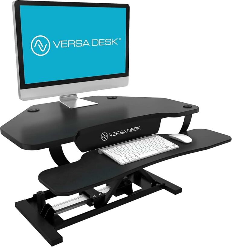 VERSADESK PowerPro 36″ Corner Standing Desk Converter Review: Is This Motorized Riser Worth It?