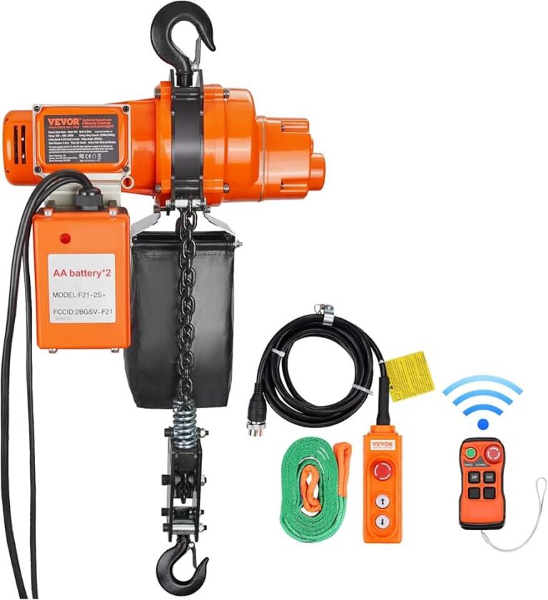 VEVOR Electric Chain Hoist Review: Unboxing the 2200 lbs Powerhouse for Your Garage & Shop