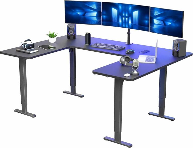 VIVO Large U-Shaped Electric Standing Desk Review: The Ultimate 83×60 Workspace Upgrade?