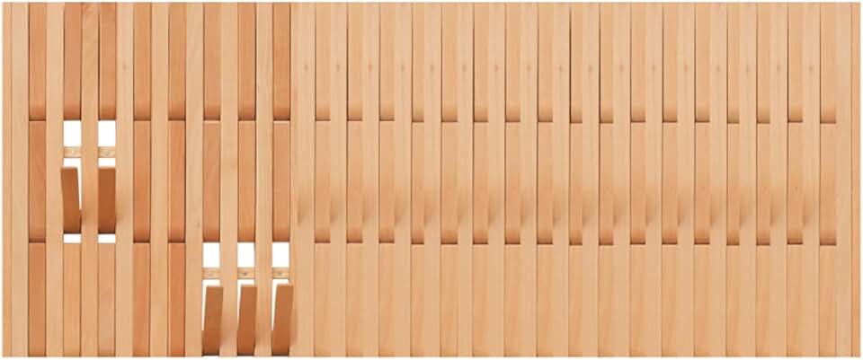 Wall Mounted Wooden Coat Rack