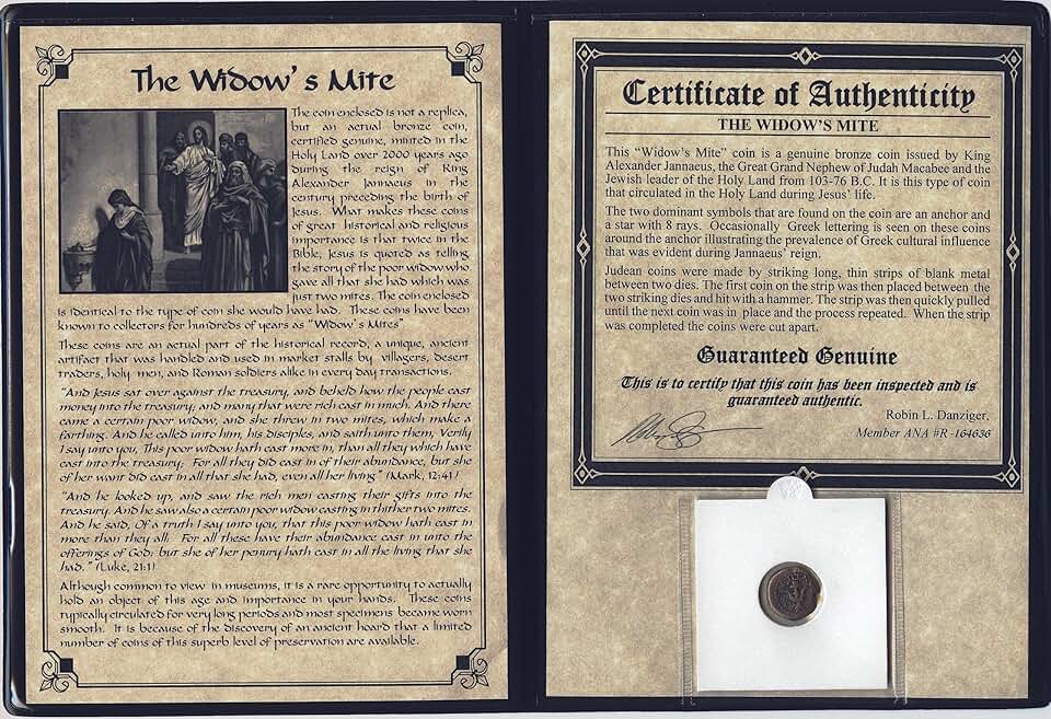 Widows Mite Coin Portfolio