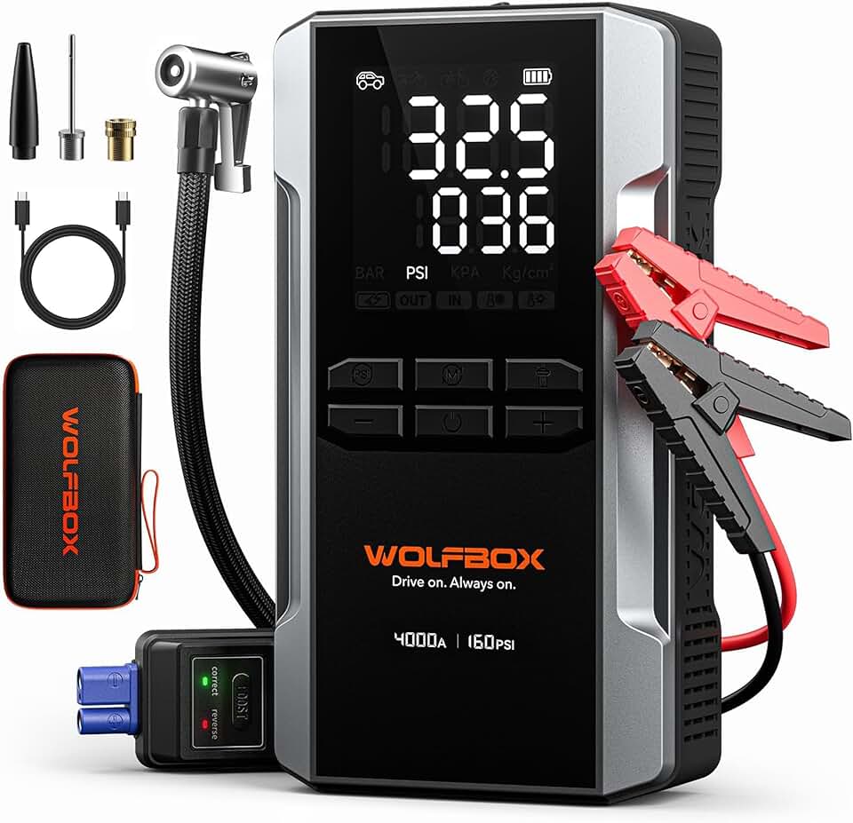 WOLFBOX 4000A Jump Starter