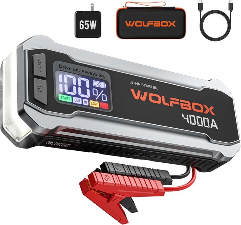 WOLFBOX 4000A Jump Starter