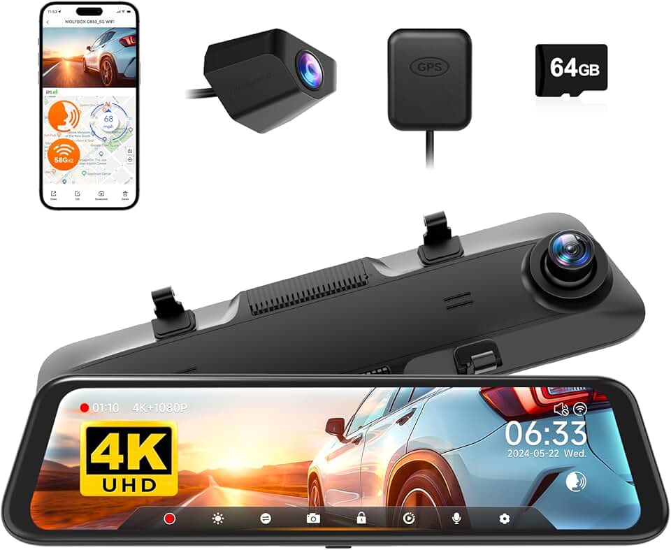 WOLFBOX G850 Dash Cam