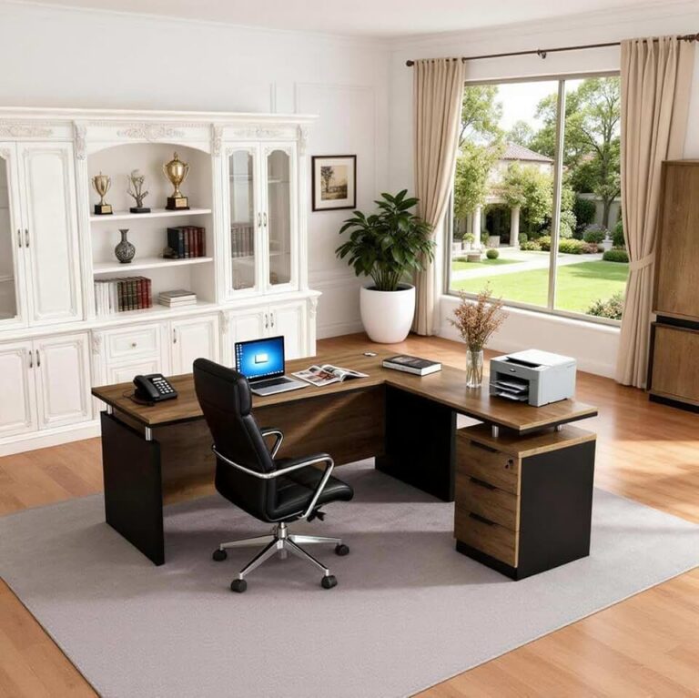 Work Smarter, Not Harder: A Deep Dive into the 63″ L Shaped Executive Desk for Your Professional Workspace