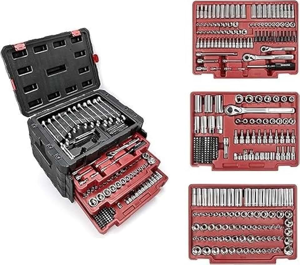 WORKPRO 450-Piece Socket Set