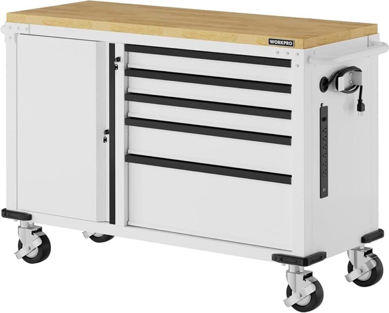 WORKPRO 52″ Rolling Tool Chest Review: Is This Heavy-Duty Cabinet Your Next Garage Upgrade?