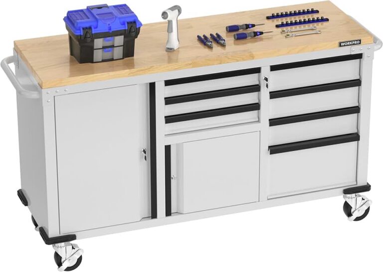 WORKPRO 62″ Rolling Tool Chest Review: Is This Heavy-Duty Cabinet Right for Your Garage?