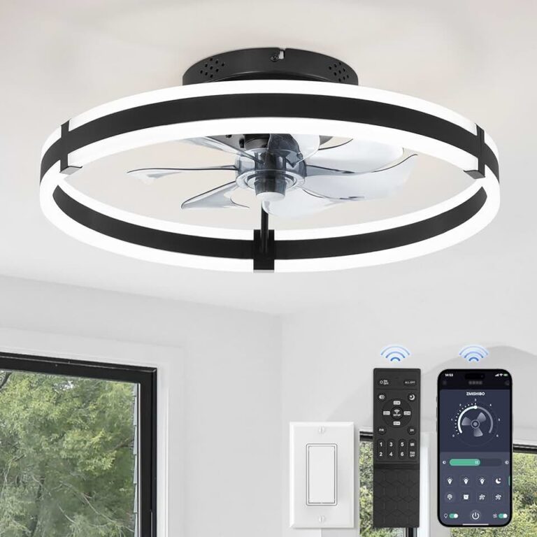 ZMISHIBO Low Profile Ceiling Fan