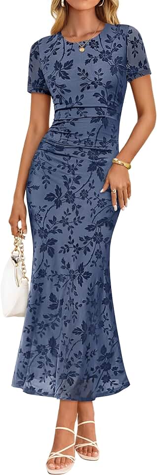 ZESICA Floral Dress