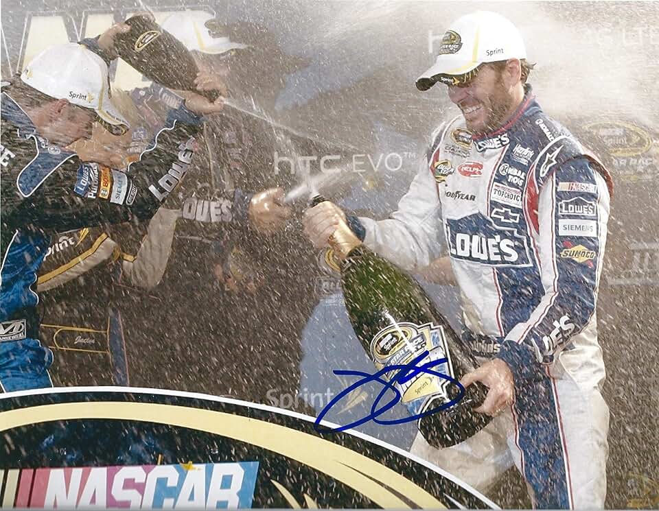 Jimmie Johnson Autograph Photo