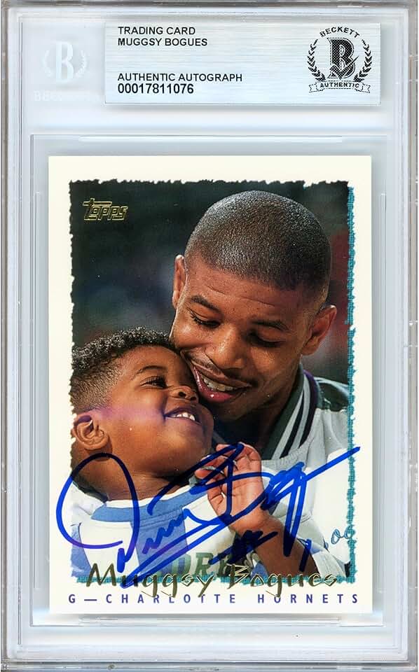 Muggsy Bogues Autographed Card