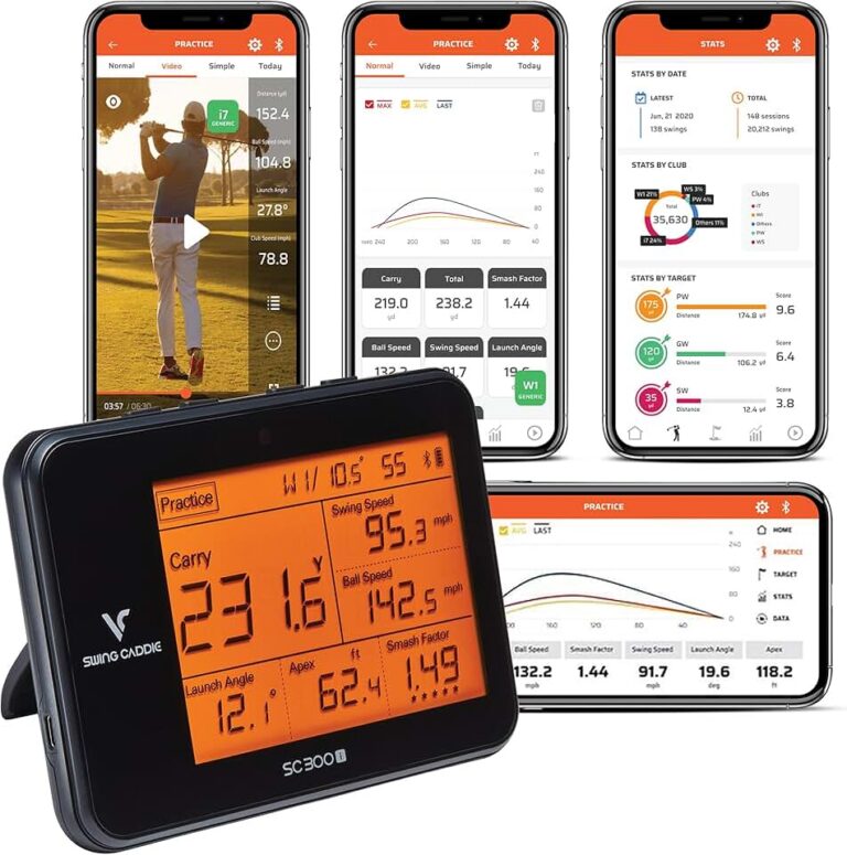 Voice Caddie Launch Monitor