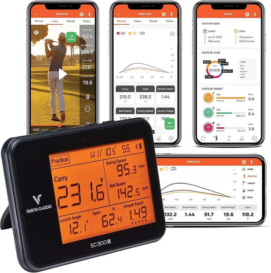 Voice Caddie Launch Monitor