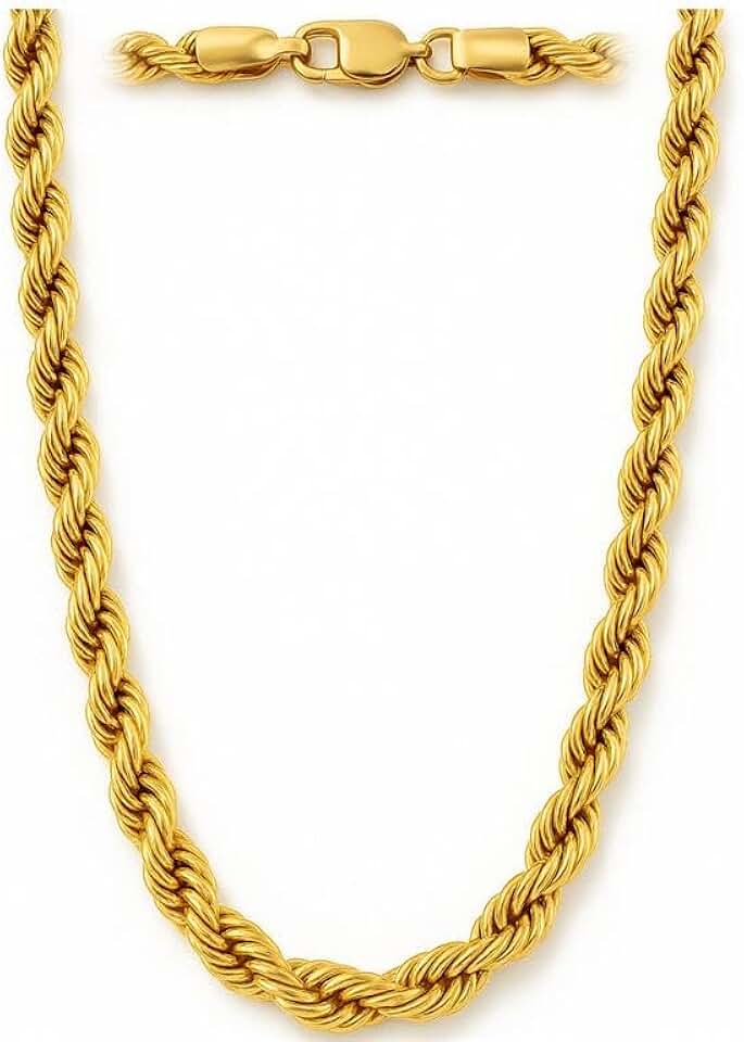 14K Gold Rope Chain