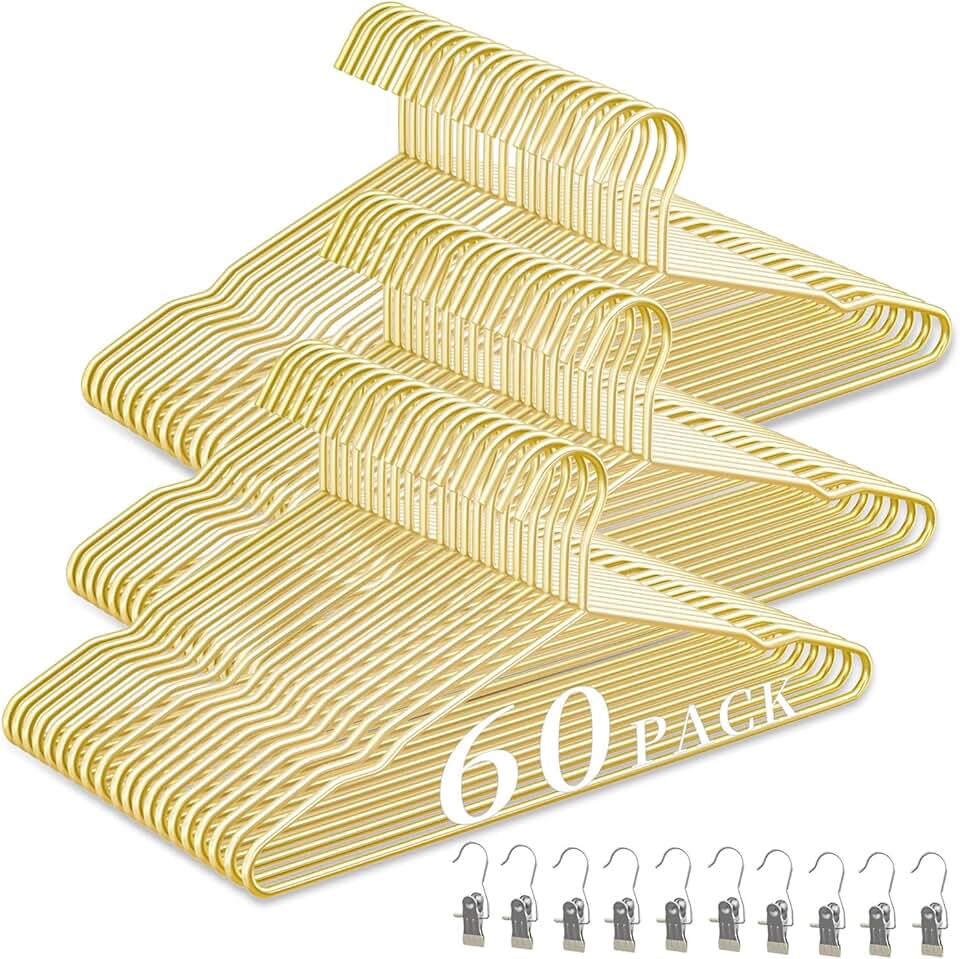 Gold Metal Hangers