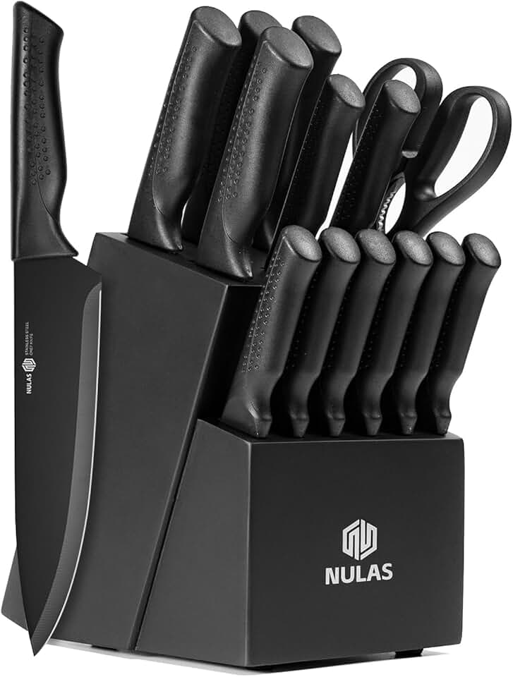 15-Piece Kitchen Knife Set