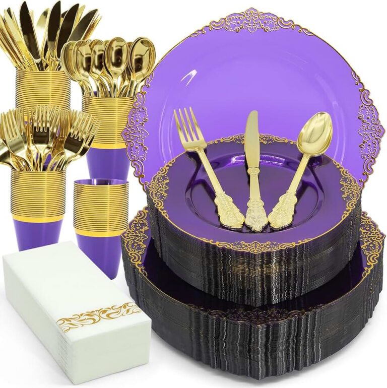 AIRE Purple Gold Plates