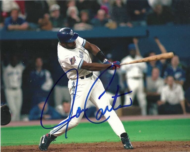 Joe Carter Signed Photo