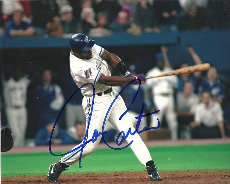 Joe Carter Signed Photo