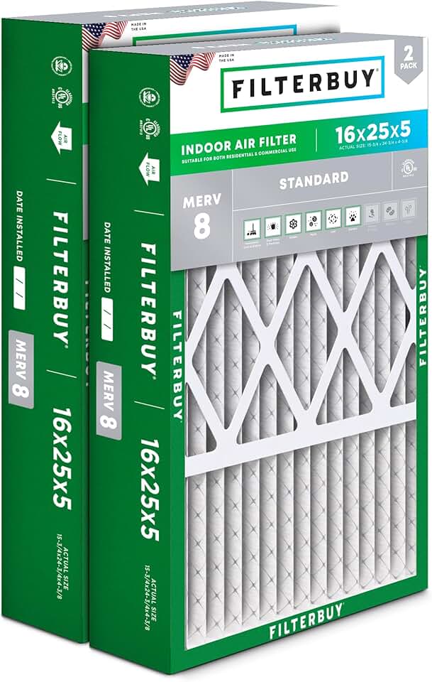 Filterbuy 16x25x5 Filter