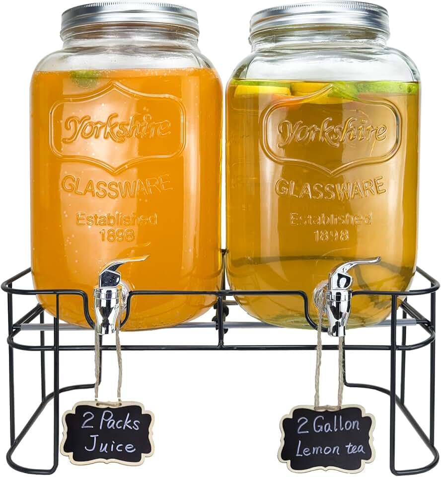 HENABLE Glass Drink Dispenser