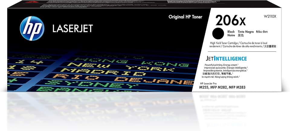 HP 206X Black Toner