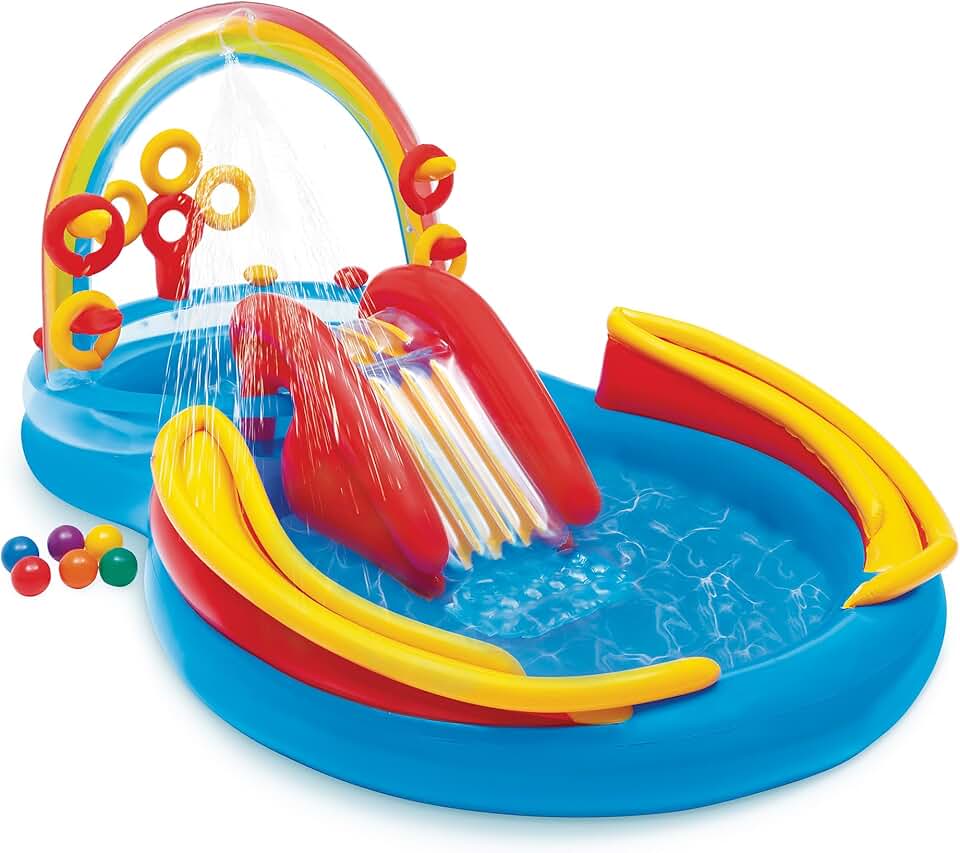 Intex Rainbow Slide Pool