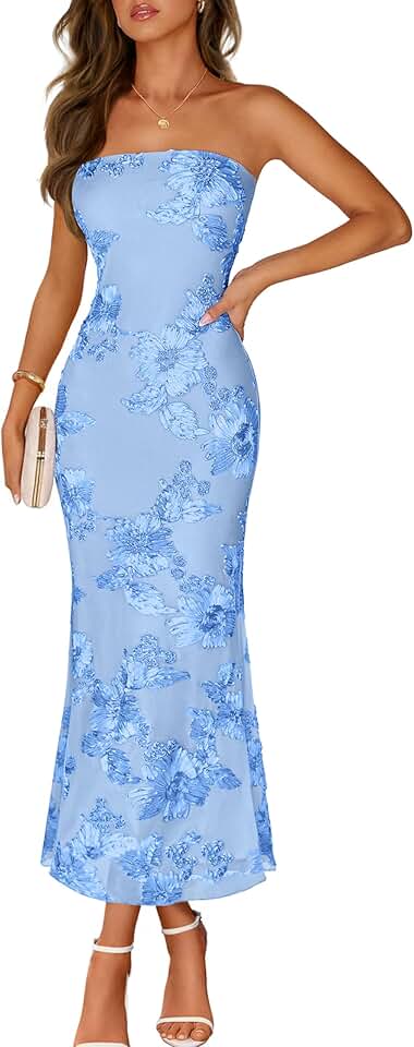 MEROKEETY Floral Dress