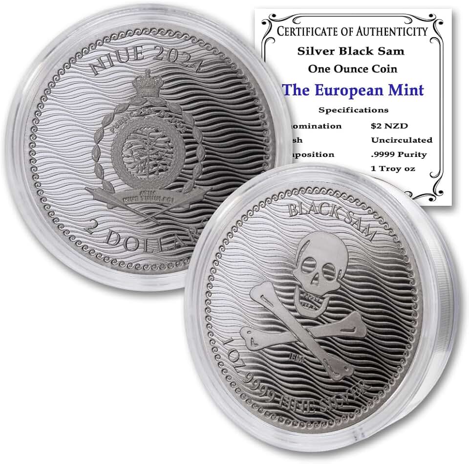 Niue Silver Jolly Roger Coin