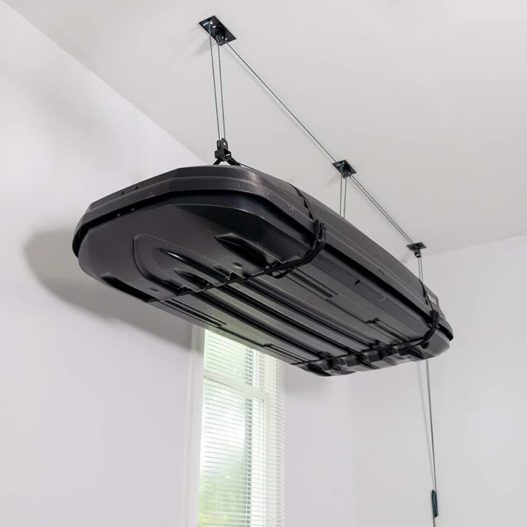 Teal Triangle Ceiling Hoist