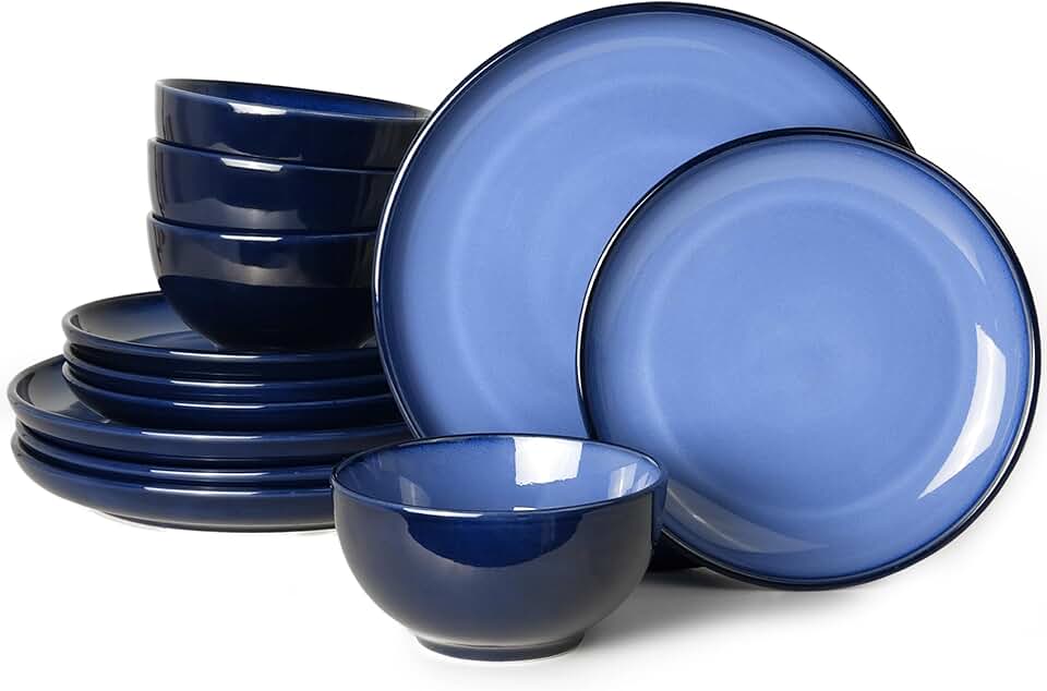 Pokini Blue Dinnerware