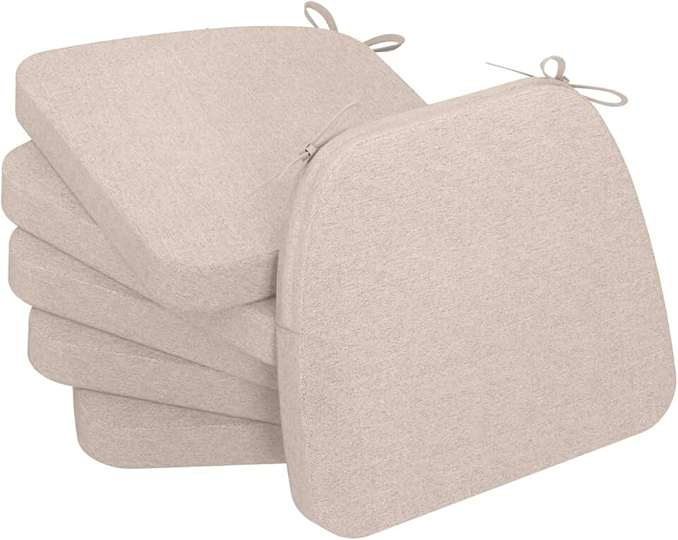 D-Shaped Chair Cushions