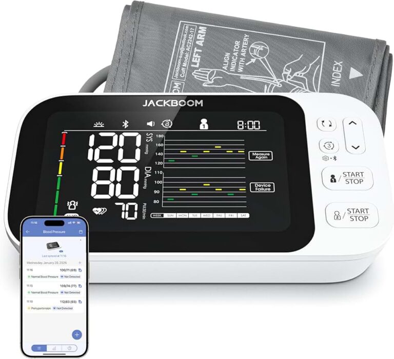 JACKBOOM Blood Pressure Monitor