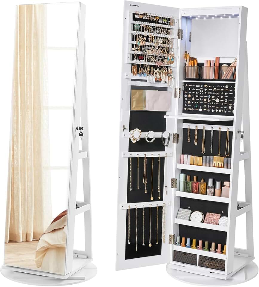 SONGMICS Jewelry Cabinet