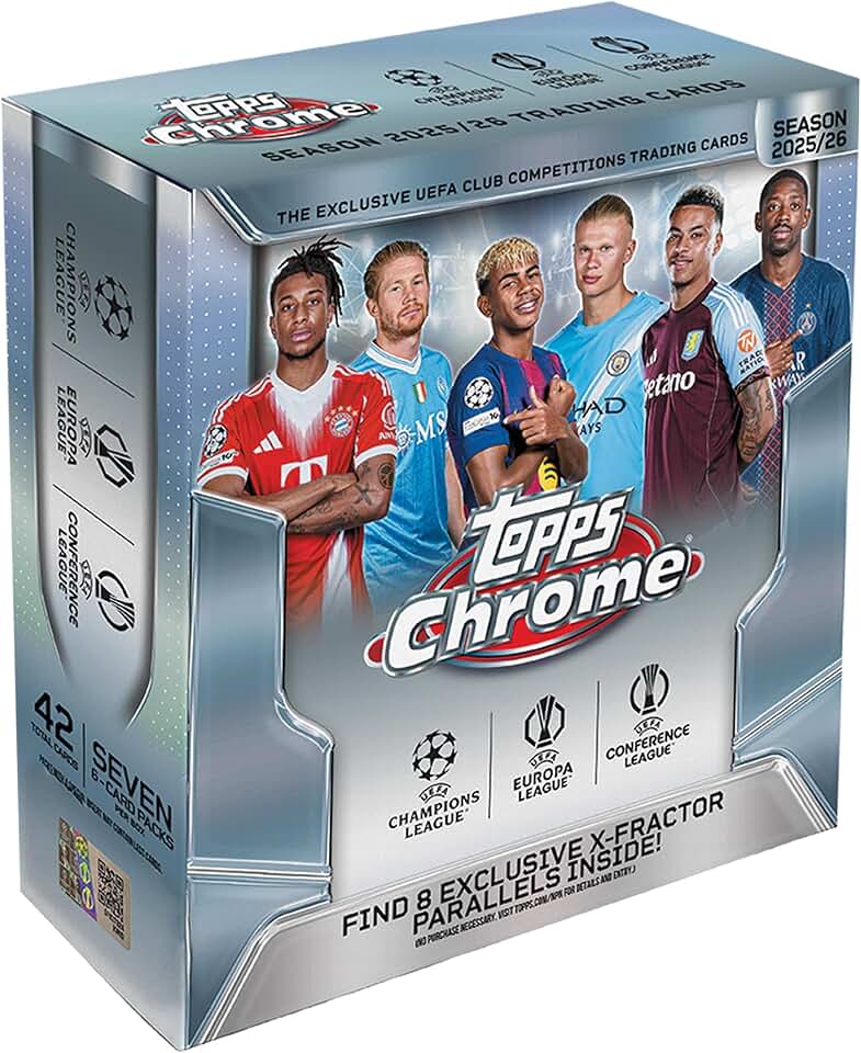 Topps Chrome UEFA Mega Box