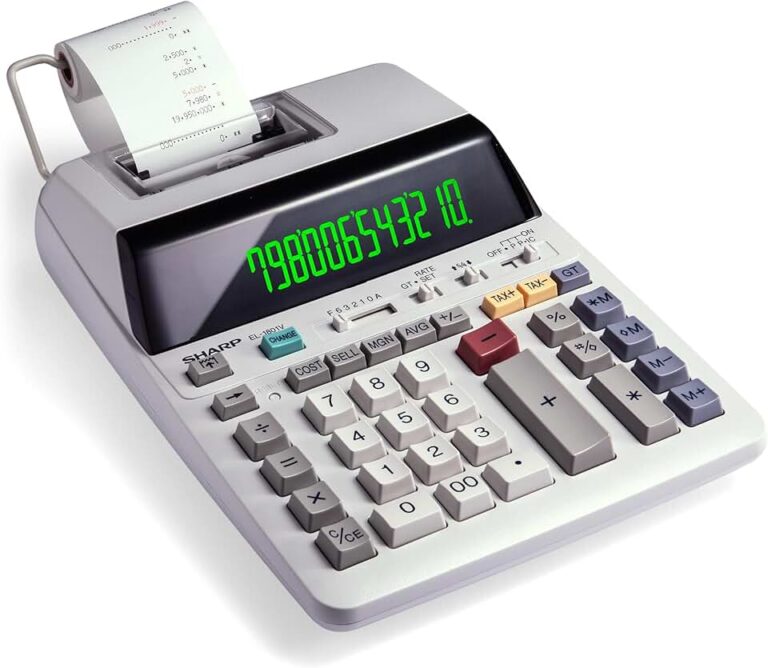 Sharp EL-1801V Ink Calculator