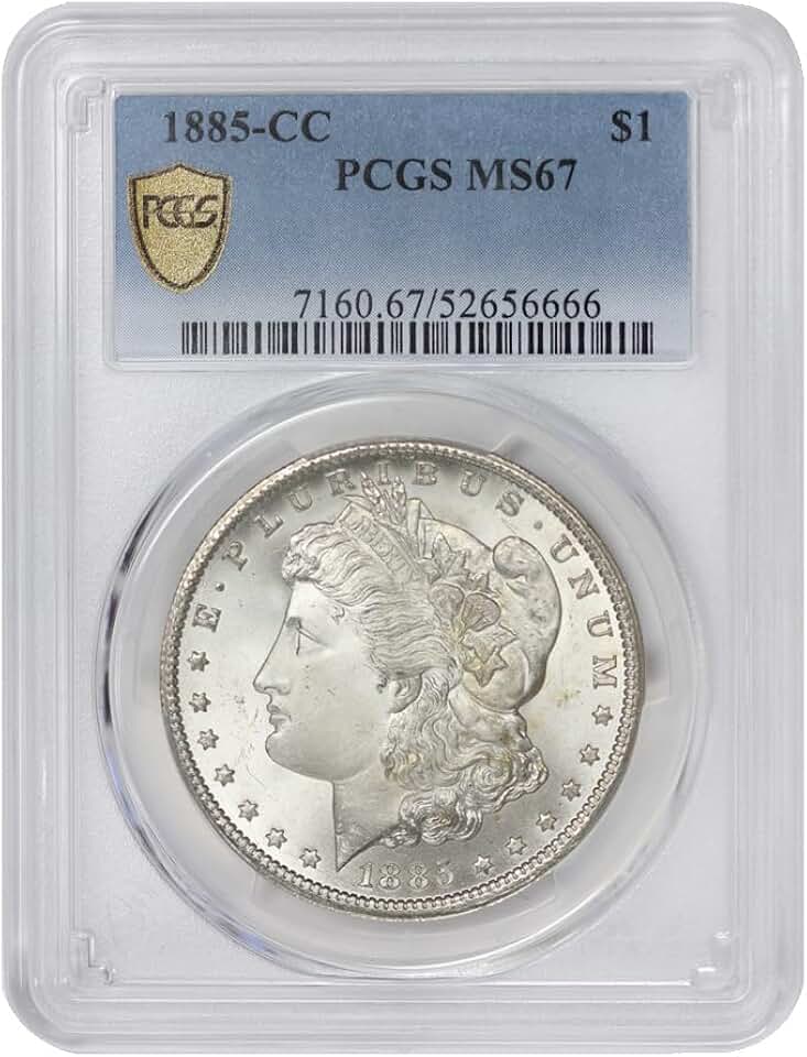 1885 CC Morgan Dollar MS67