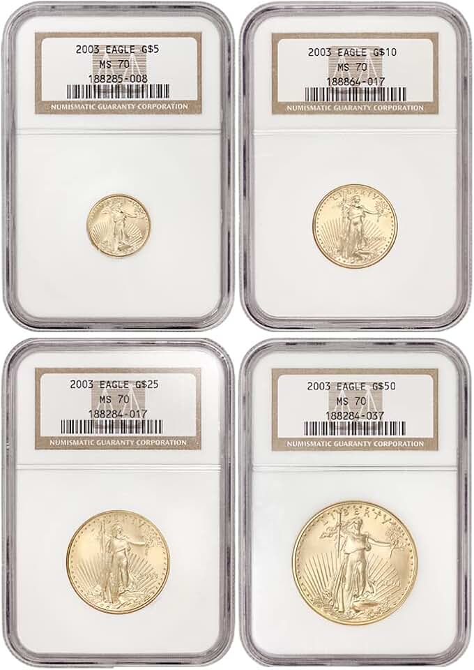 2003 Gold Eagles MS70