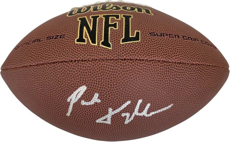 Paul Tagliabue Signed Football