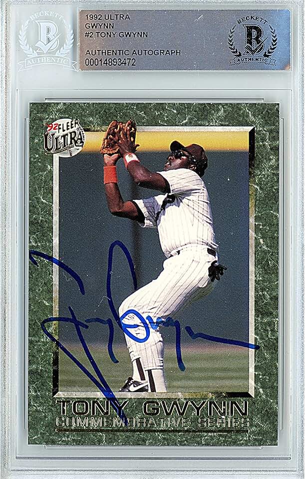 Tony Gwynn Autographed Card